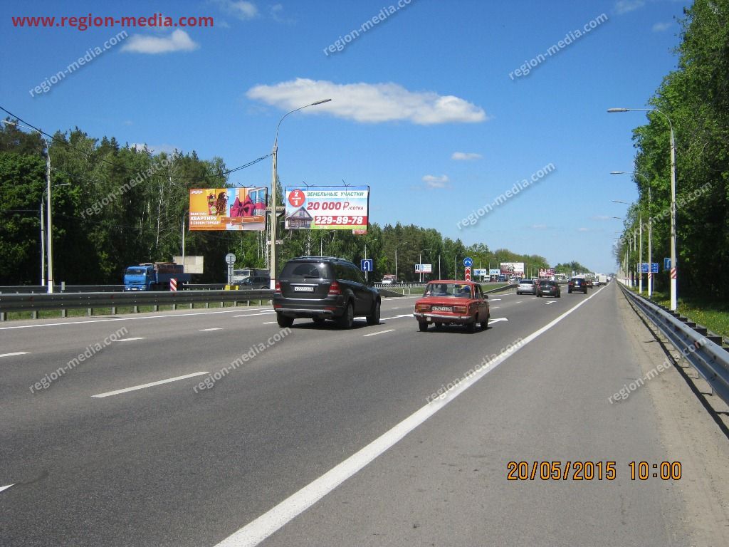 Размещение рекламы нашего клиента "Поречье" на щитах 3х6 в Воронеже
